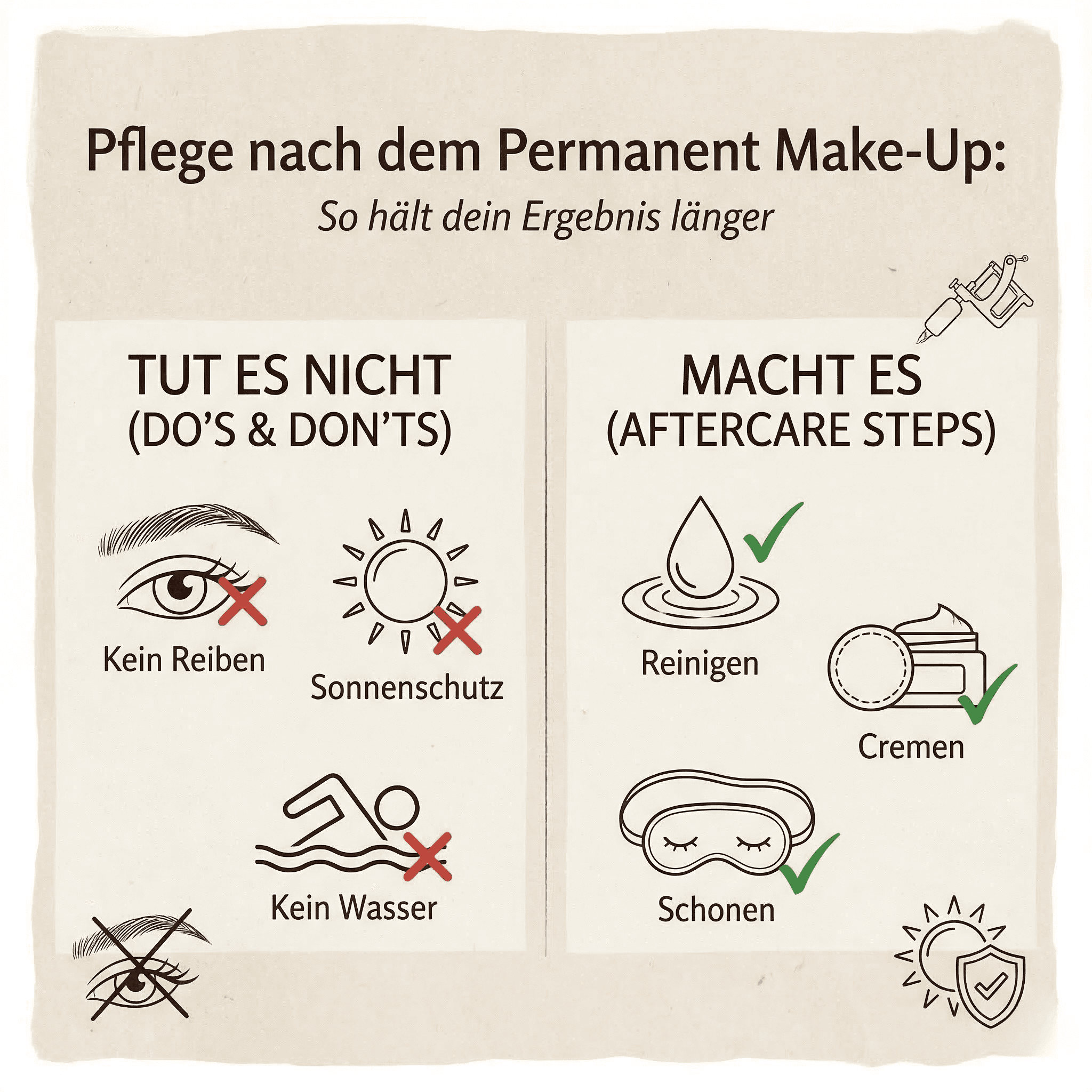 Pflege nach Permanent Make-Up – Tipps und Anleitung